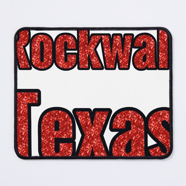 Item preview, Rockwall Texas City Name With Red Rhinestone designed and sold by TheIconSmith.