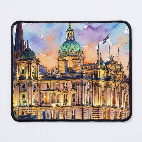 Item preview, Museum on the Mound, Edinburgh, Scotland Watercolour designed and sold by davidelder.