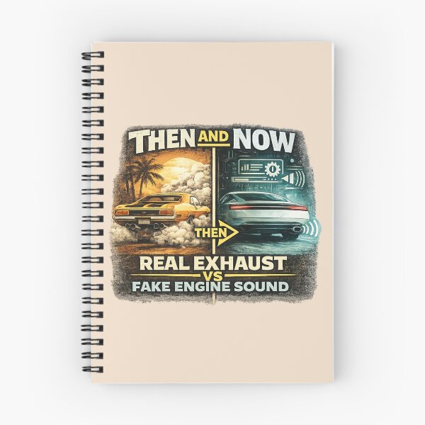 Item preview, Then and Now Real Exhaust Power designed and sold by Retro Arabica.