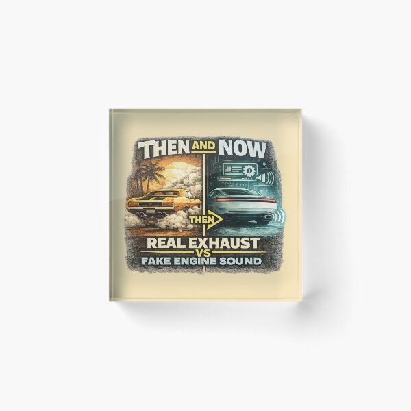 Item preview, Then and Now Real Exhaust Power designed and sold by Retro Arabica.