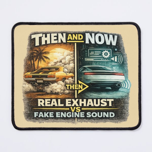 Item preview, Then and Now Real Exhaust Power designed and sold by Retro Arabica.