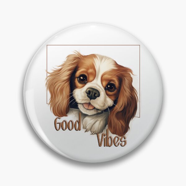 Item preview, Happy Dog Cavalier King Spaniel designed and sold by VD.