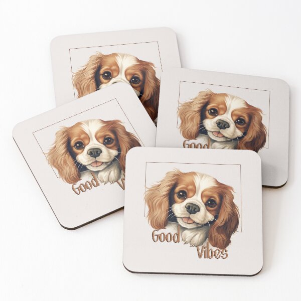 Item preview, Happy Dog Cavalier King Spaniel designed and sold by VD.