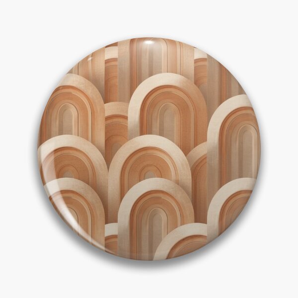 Item preview, 3D Retro Arch iPhone Case – Terracotta Mid Century Modern Design designed and sold by I-R-A.