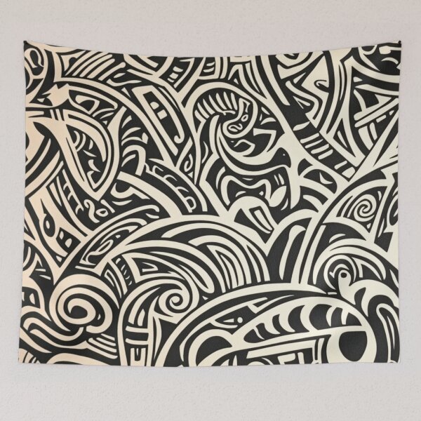 Item preview, New Zealand Māori Paua Pattern Koru Design 805 designed and sold by GrinGalore.