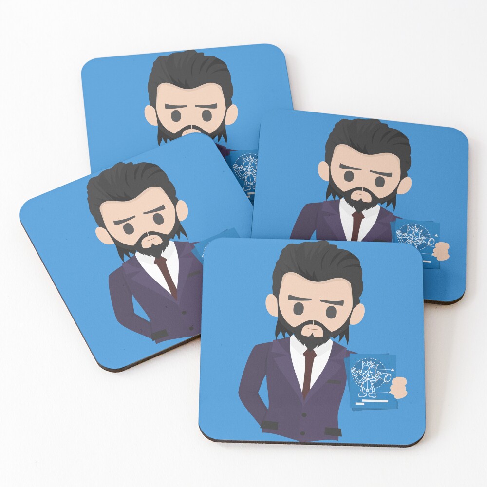 Item preview, Coasters (Set of 4) designed and sold by Plateandoatcake.