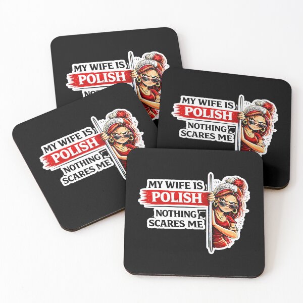 Item preview, My Wife is Polish Nothing Scares Me Funny Marriage Humor designed and sold by VibeOffline Studio.