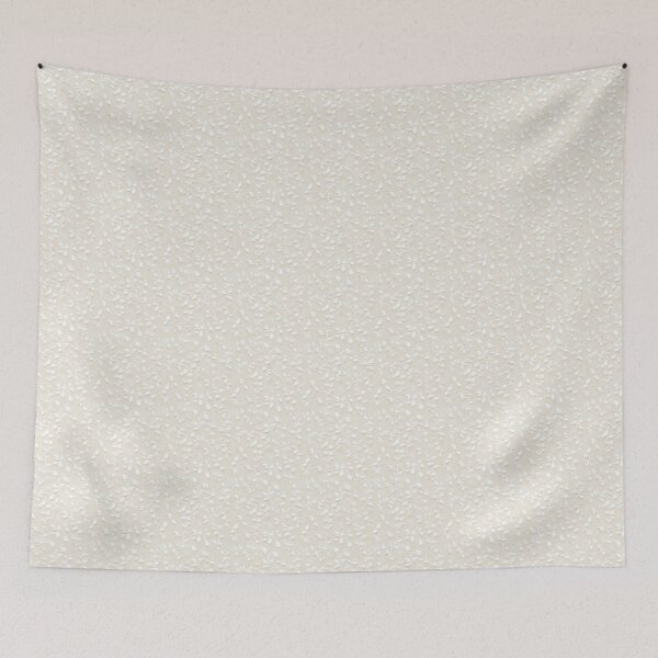 Item preview, White Floral Relief Coquette Pattern  designed and sold by LouieVanille.