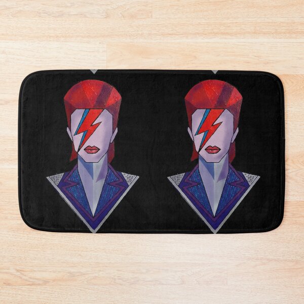 Item preview, Ziggy Stardust — Cosmic Rock Legend Fan Art | Space Galaxy Music Portrait designed and sold by  Ojo de Lilith.