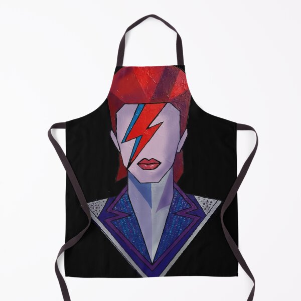 Item preview, Ziggy Stardust — Cosmic Rock Legend Fan Art | Space Galaxy Music Portrait designed and sold by Ojo de Lilith.