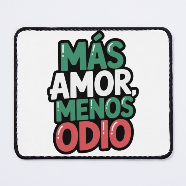 Item preview, Más Amor, Menos Odio – Bold Mexican Street Art Typography Sticker designed and sold by DITCHB .