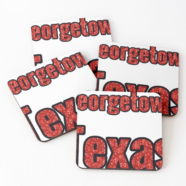 Item preview, Georgetown Texas City Name With Red Rhinestone designed and sold by TheIconSmith.