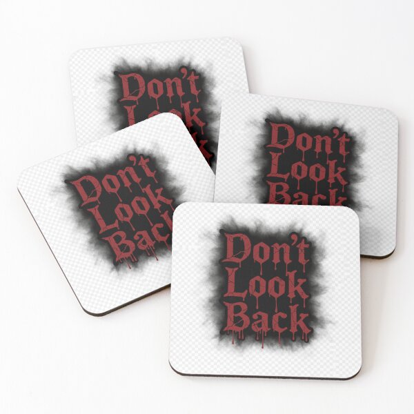 Item preview, Don’t Look Back | Gothic Horror Typography designed and sold by R & K Fashions.