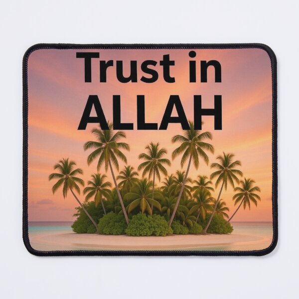 Item preview, Trust in ALLAH_3 designed and sold by Qittah.