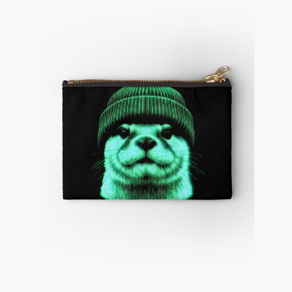 Item preview, Neon Glitch Otter RetroFuture Streetwear designed and sold by graphixpolash.