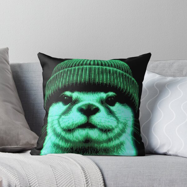 Item preview, Neon Glitch Otter RetroFuture Streetwear designed and sold by graphixpolash.