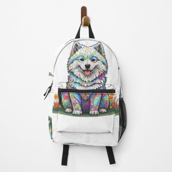 Item preview, Colorful and Fun Samoyed designed and sold by PaintedbyCarol.