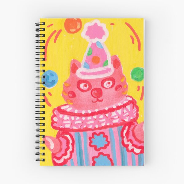 Item preview, Clown Cat | Juggling Circus Cat | Cute Cat Art  designed and sold by artmycatlikes.