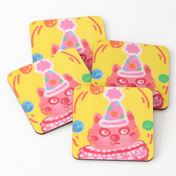 Item preview, Clown Cat | Juggling Circus Cat | Cute Cat Art  designed and sold by artmycatlikes.