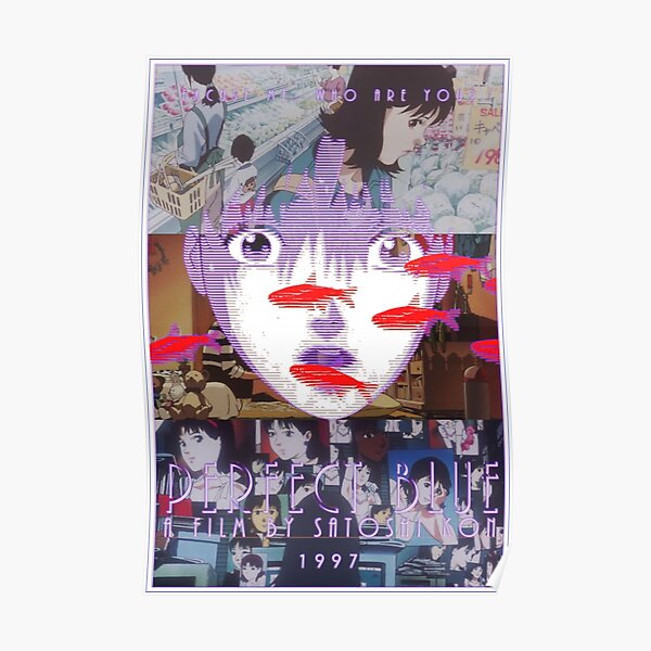 Collage de films d'animation Perfect Blue Satoshi Kon Poster
