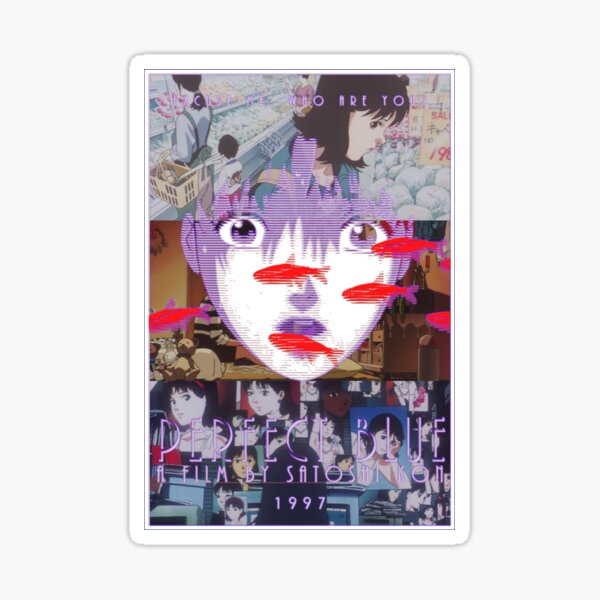 Perfect Blue Satoshi Kon Animated Film Collage Sticker