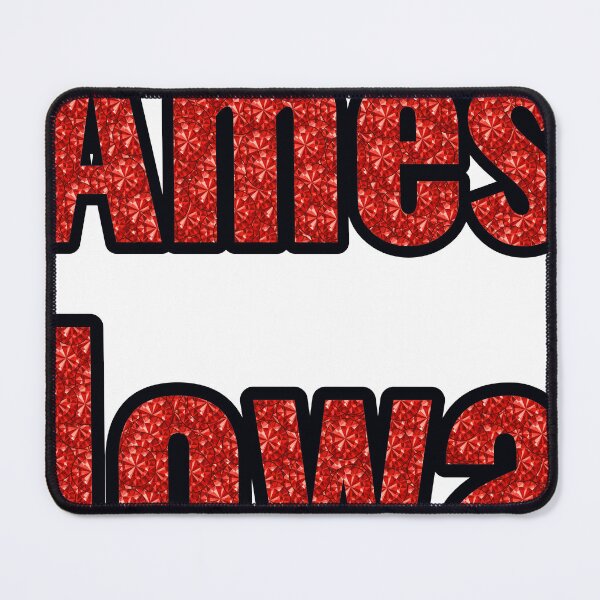 Item preview, Ames Iowa City Name With Red Rhinestone designed and sold by TheIconSmith.