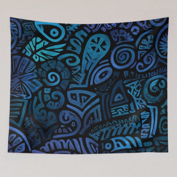 Item preview, New Zealand Māori Paua Pattern Koru Design 807 designed and sold by GrinGalore.