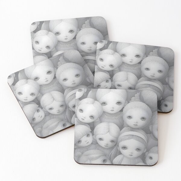 Item preview, Creepy dolls, macabre doll design, uncanny vintage toys designed and sold by Shoot-The-Moon.