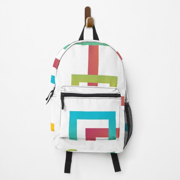 Item preview, Colorful Geometric Square Pattern Art designed and sold by imranatoz.