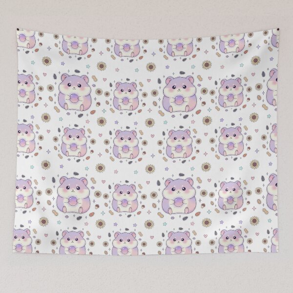 Item preview, Nibbles the Hamster – Sunflower Dream designed and sold by Laysa Kaline.