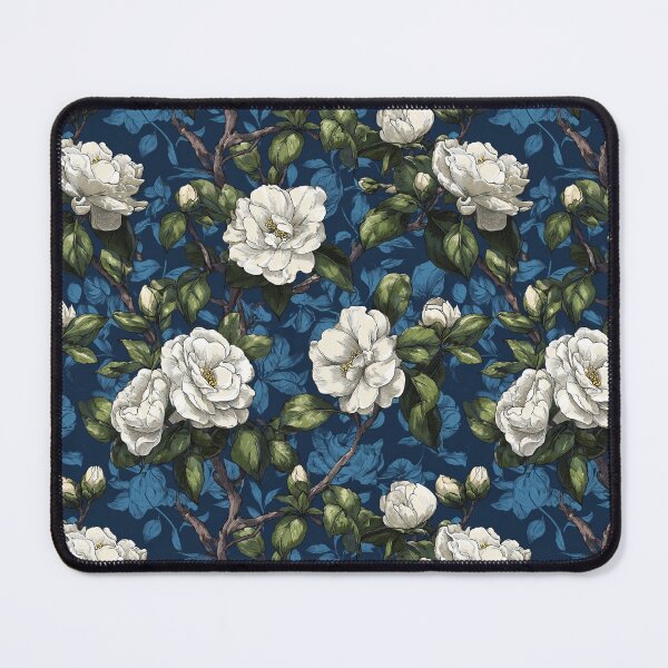 Item preview, Lush Gardenias Print - Flower Garden Pattern - Best Gifts For Mom designed and sold by RoyalStarsPatts.