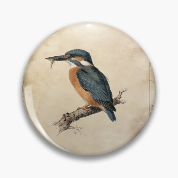 Item preview, Vintage Kingfisher designed and sold by Jeeklsdotcom.