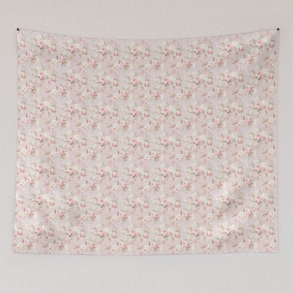 Item preview, Pink French Floral Shabby Chic Coquette Pattern  designed and sold by LouieVanille.
