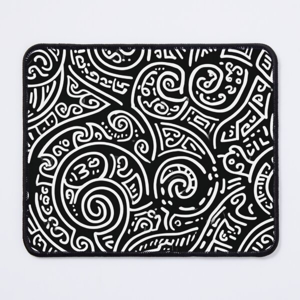 Item preview, New Zealand Māori Paua Pattern Koru Design 808 designed and sold by GrinGalore.