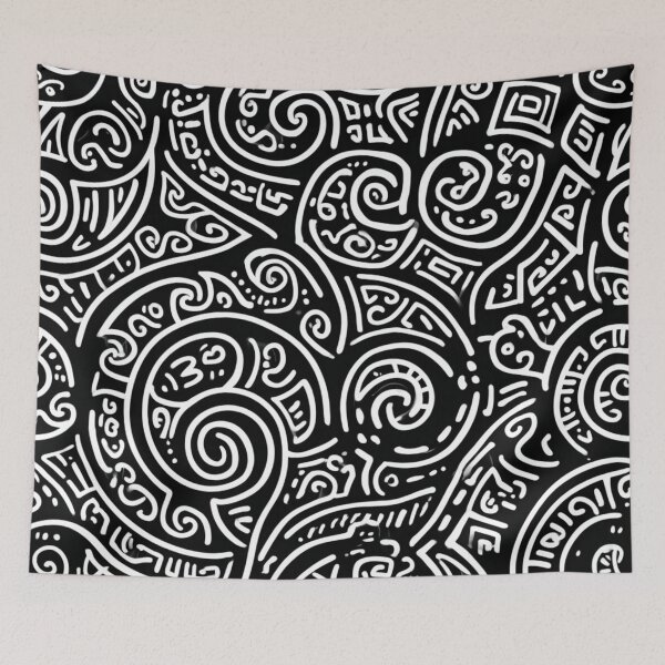 Item preview, New Zealand Māori Paua Pattern Koru Design 808 designed and sold by GrinGalore.