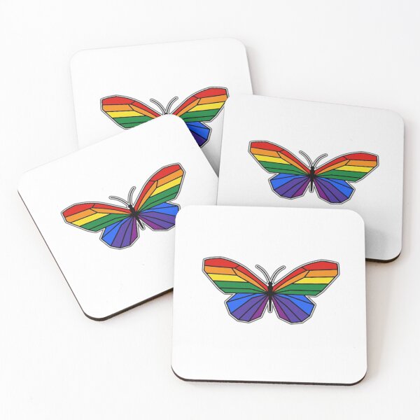 Item preview, Pride Flag Butterfly designed and sold by ProgressiveDesignsUK.