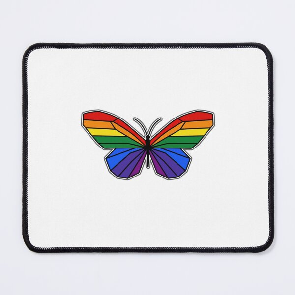 Item preview, Pride Flag Butterfly designed and sold by ProgressiveDesignsUK.