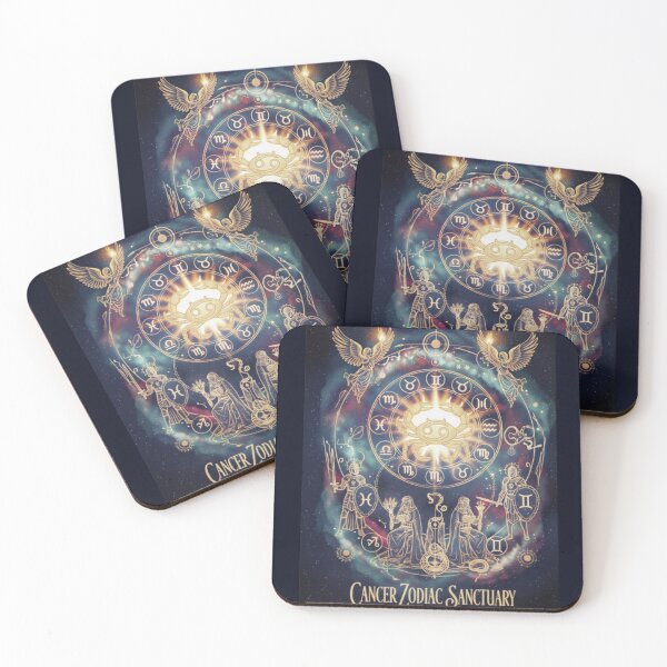 Item preview, Luxury Cancer Zodiac Sanctuary – Golden Celestial Crab designed and sold by OddballObjects.