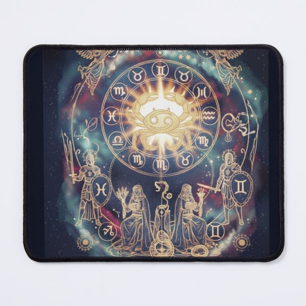 Item preview, Luxury Cancer Zodiac Sanctuary – Golden Celestial Crab designed and sold by OddballObjects.