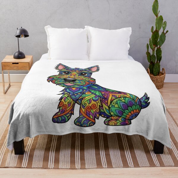 Item preview, Colorful and Fun Scottish Terrier designed and sold by PaintedbyCarol.