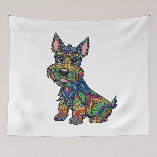 Item preview, Colorful and Fun Scottish Terrier designed and sold by PaintedbyCarol.