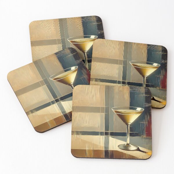 Item preview, Mid Century Modern Martini in a Moonbeam designed and sold by Lee Hiller Designs.