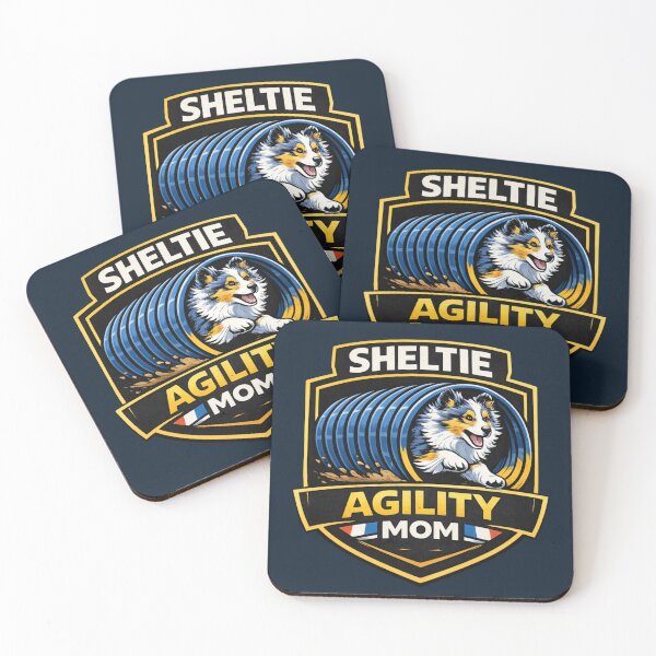 Item preview, Sheltie Agility Mom – Shetland Sheepdog Agility Dog Lover Shirt designed and sold by DesignsByHania.