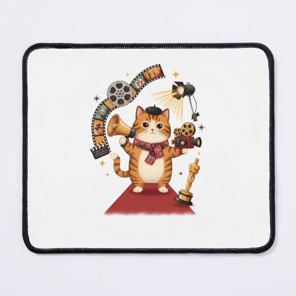 Item preview, Movie-loving cat designed and sold by Artquinox.