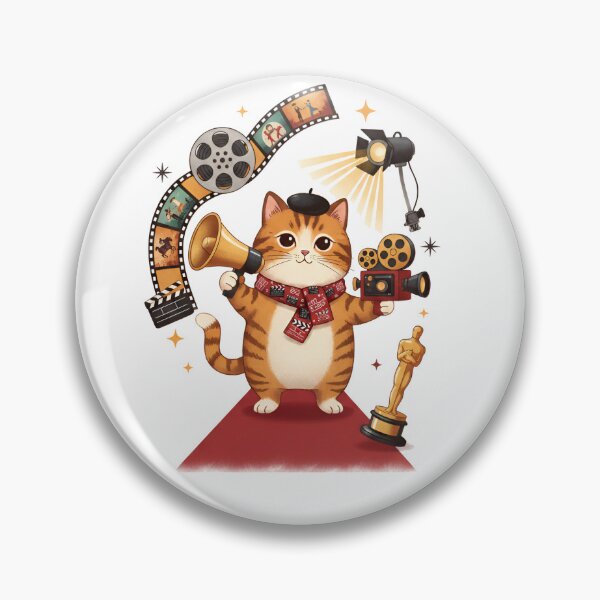 Item preview, Movie-loving cat designed and sold by Artquinox.