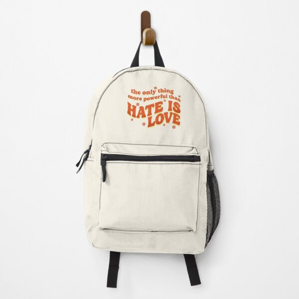 Item preview, Powerful Love Over Hate Retro Groovy Typography designed and sold by zzz888.