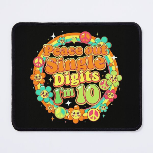 Item preview, Peace Out Single Digits I'M 10 Happy 10th Birthday designed and sold by Thread&Fable.