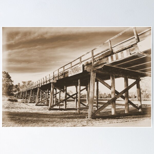 Item preview, Gundagai Bridge designed and sold by GailD.