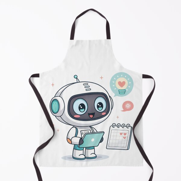 Item preview, Cute AI Robot Assistant – Smart Helper Design designed and sold by VivoStudio.