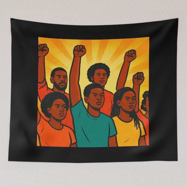 Item preview, Rise Together – Black Empowerment Solidarity Art designed and sold by XyoticStudios.